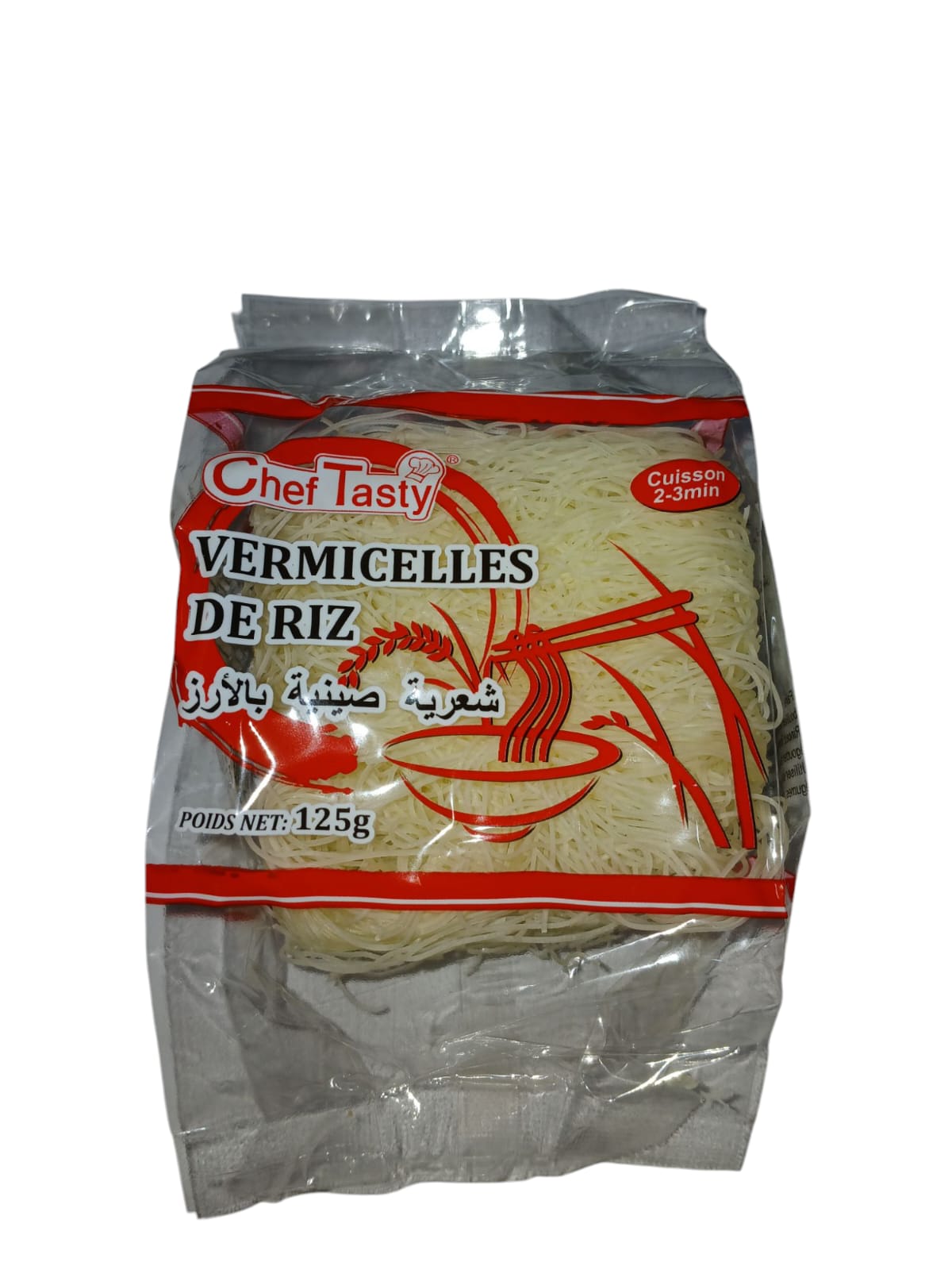 vermicelle de riz 125g chef tasty